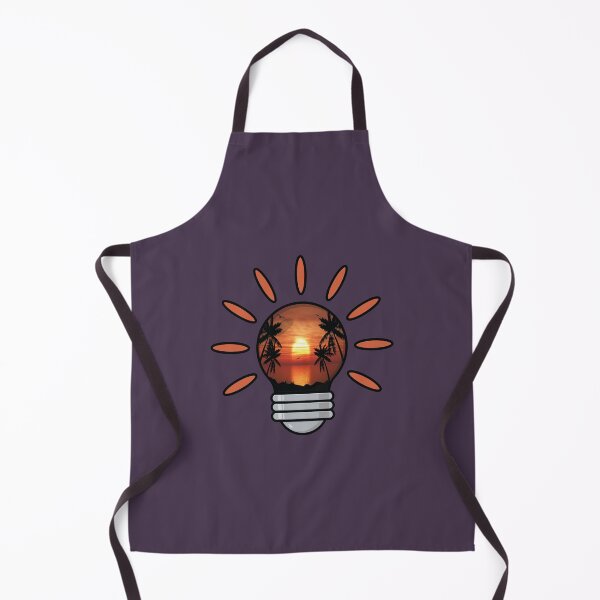 Item preview, Beach sunset on a shining light bulb designed and sold by Donutlovers.