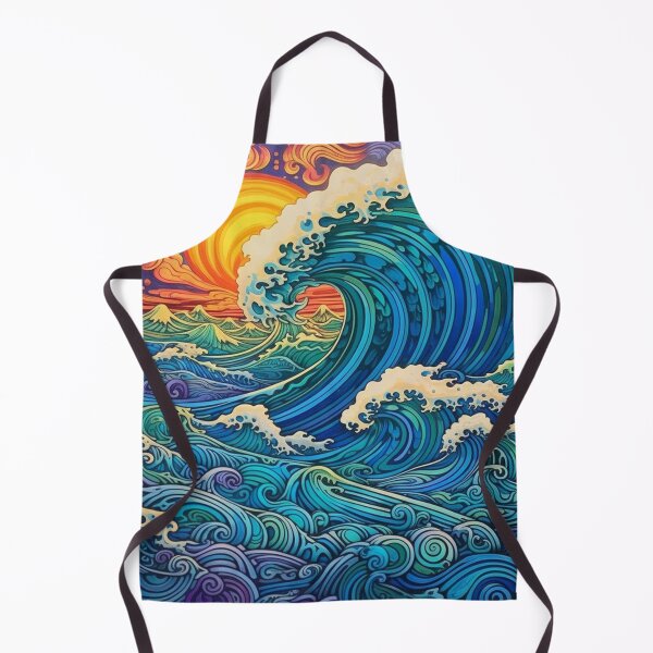 Item preview, Abstract Ocean Waves Pattern designed and sold by Desfix.