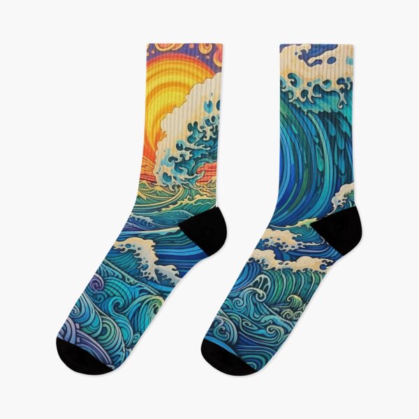 Item preview, Abstract Ocean Waves Pattern designed and sold by Desfix.
