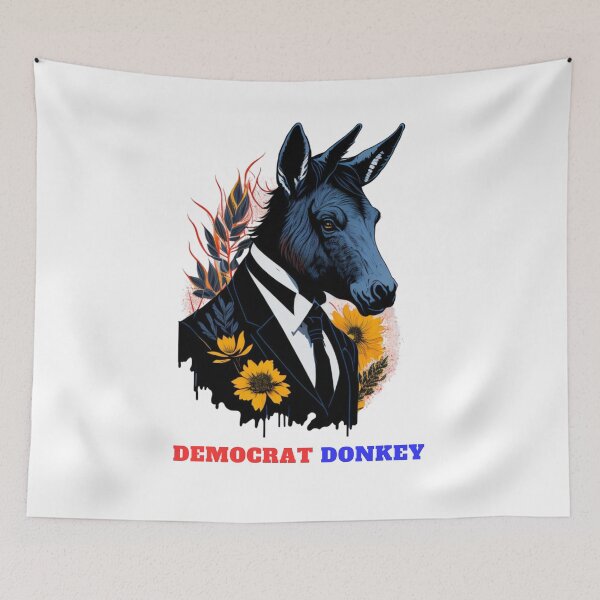 Item preview, democrat donkey designed and sold by FOUAD HAMIMI ⭐⭐⭐⭐⭐.