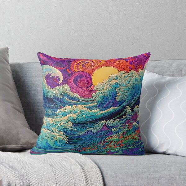 Item preview, Abstract Ocean Waves Pattern designed and sold by Desfix.