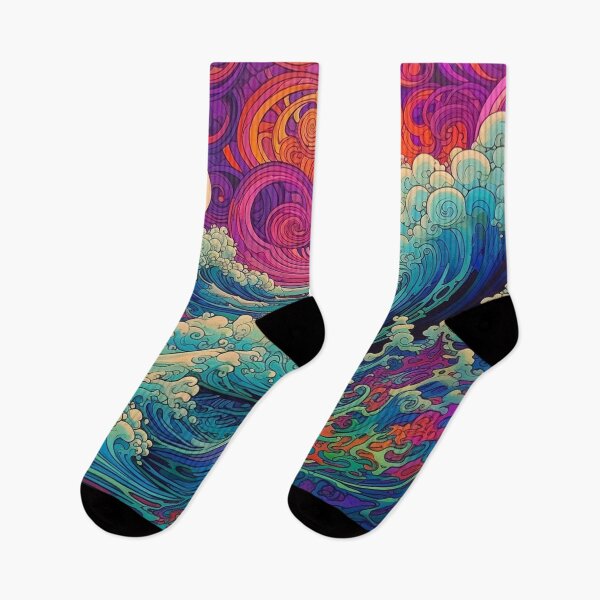 Item preview, Abstract Ocean Waves Pattern designed and sold by Desfix.