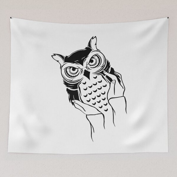 Item preview, Cute Owl in Hands designed and sold by MoSaid.