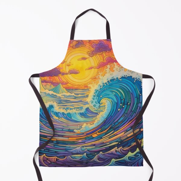 Item preview, Abstract Ocean Waves Pattern designed and sold by Desfix.