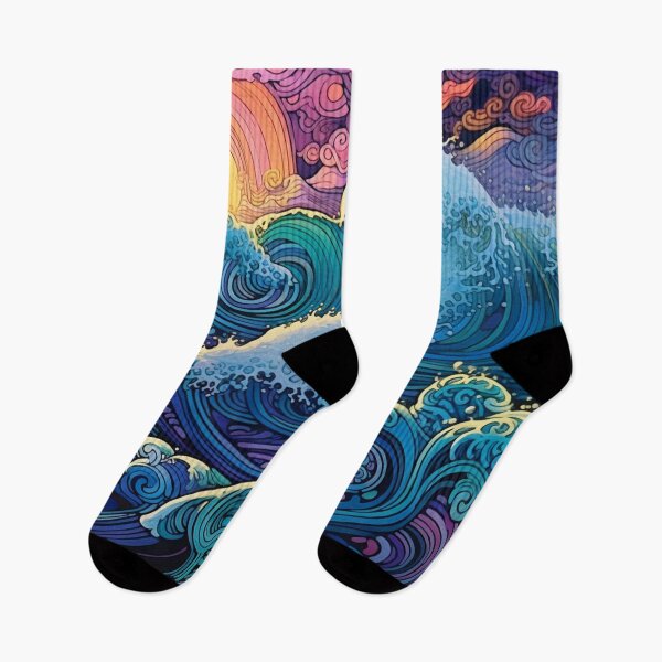 Item preview, Abstract Ocean Waves Pattern designed and sold by Desfix.
