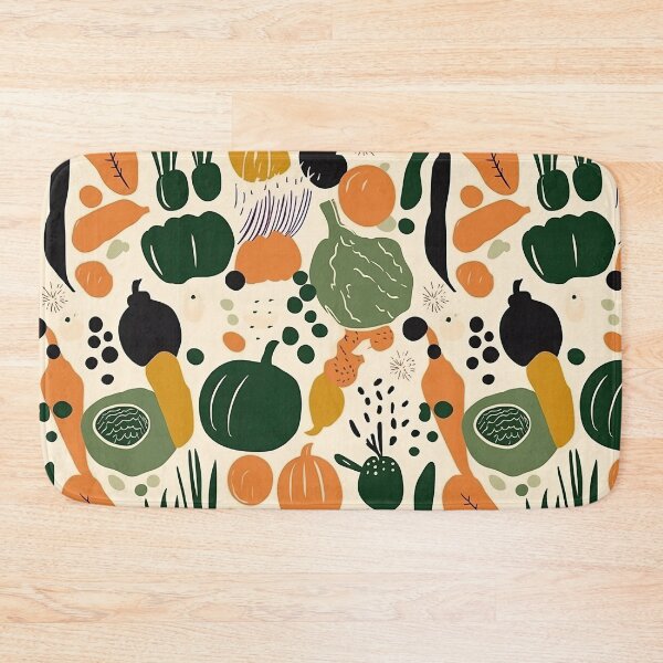 Item preview, Colorful Fresh Vegetables Abstract Pattern designed and sold by Wonder Of Light.