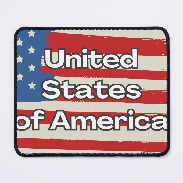 Item preview, United States of America Flag Square Red White Blue Square designed and sold by Sunshine-Dreams.