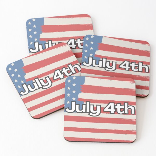 Item preview, July 4th Flag Square Red White Blue Square designed and sold by Sunshine-Dreams.