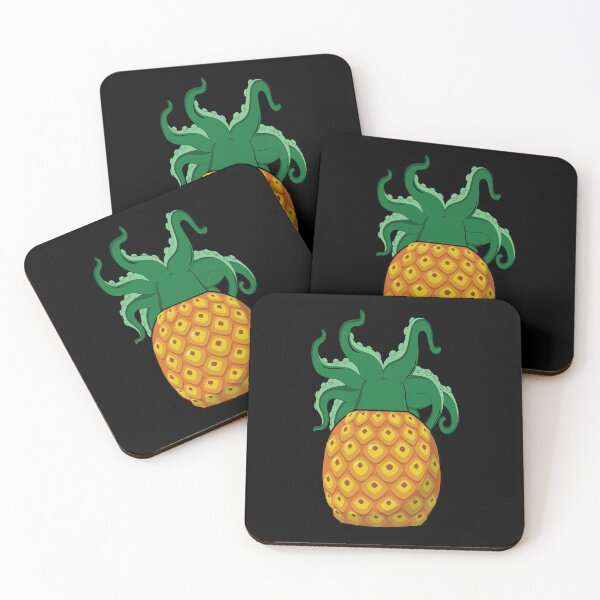 Item preview, Octopus tropical pineapple fruit  designed and sold by Donutlovers.