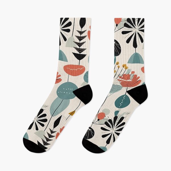 Item preview, Colorful Plants and Flowers Abstract Floral Pattern designed and sold by Wonder Of Light.