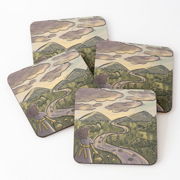 Item preview, Serene Sunset/Sunrise Landscape with Lines designed and sold by SavannahLilyDesigns.