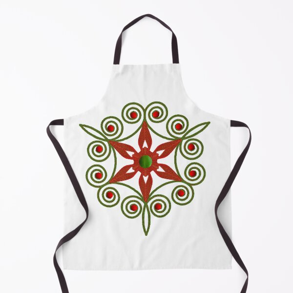 Item preview, Red Pin-Petal on Triquetra designed and sold by Picture-Dot-Art.