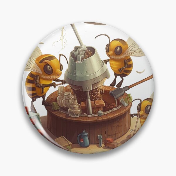 Item preview, working bees  designed and sold by Mela-airt.