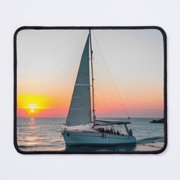 Item preview, Boat in the ocean designed and sold by toonydesigns.