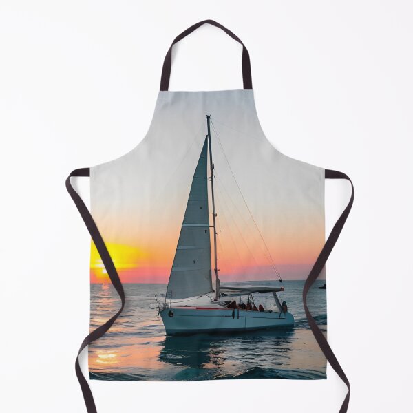 Item preview, Boat in the ocean designed and sold by toonydesigns.