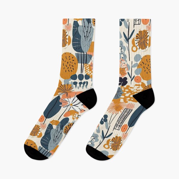 Item preview, Colorful Plants and Flowers Abstract Floral Pattern designed and sold by Wonder Of Light.