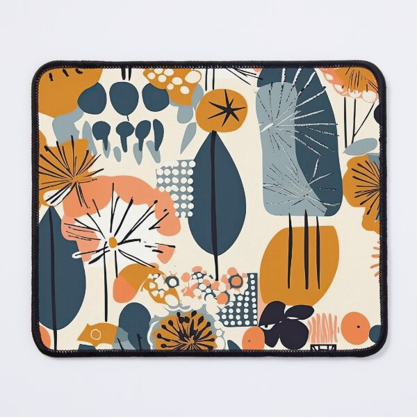 Item preview, Colorful Plants and Flowers Abstract Floral Pattern designed and sold by Wonder Of Light.
