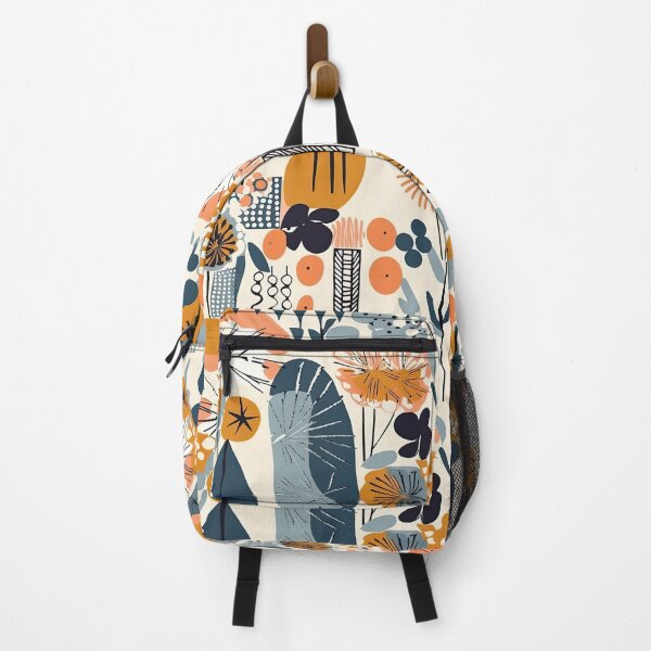 Item preview, Colorful Plants and Flowers Abstract Floral Pattern designed and sold by Wonder Of Light.