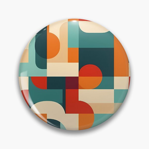 Item preview, Geometric vintage pattern designed and sold by SweetWhiskers.