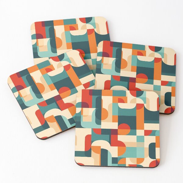 Item preview, Geometric vintage pattern designed and sold by SweetWhiskers.