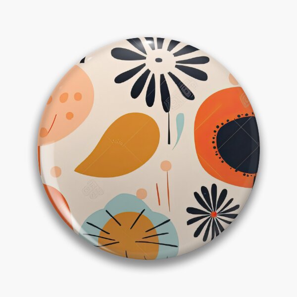 Item preview, Colorful Plants and Flowers Abstract Floral Pattern designed and sold by Wonder Of Light.