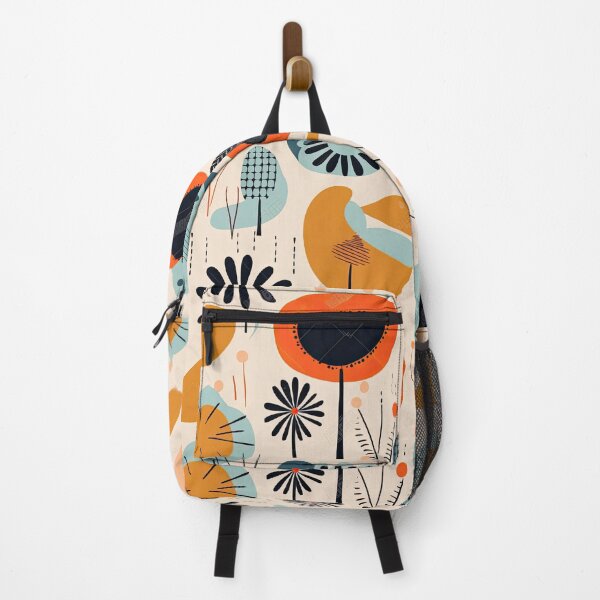 Item preview, Colorful Plants and Flowers Abstract Floral Pattern designed and sold by Wonder Of Light.