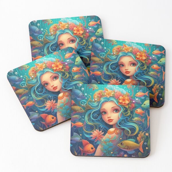 Item preview, Blueberry Mermaid designed and sold by Cassie Browning.