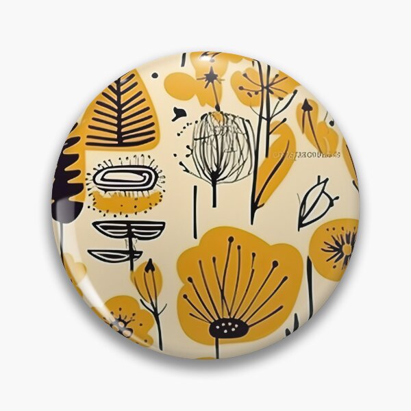 Item preview, Colorful Plants and Flowers Abstract Floral Pattern designed and sold by Wonder Of Light.