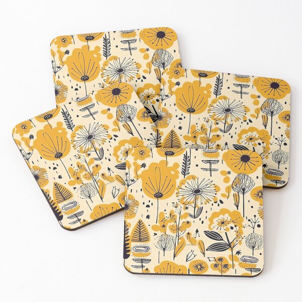 Item preview, Colorful Plants and Flowers Abstract Floral Pattern designed and sold by Wonder Of Light.
