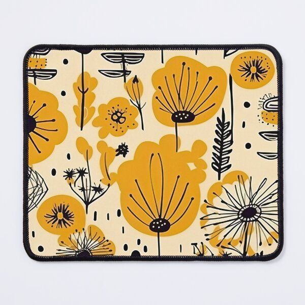 Item preview, Colorful Plants and Flowers Abstract Floral Pattern designed and sold by Wonder Of Light.