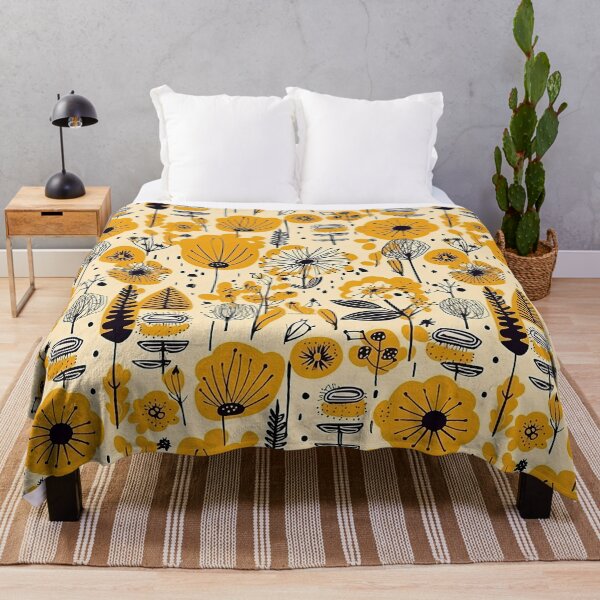 Item preview, Colorful Plants and Flowers Abstract Floral Pattern designed and sold by Wonder Of Light.