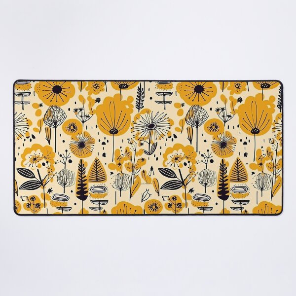 Item preview, Colorful Plants and Flowers Abstract Floral Pattern designed and sold by Wonder Of Light.