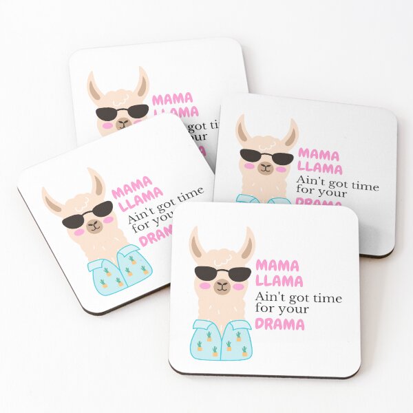 Item preview, Mama Llama Ain't Got Time For Your Drama designed and sold by PurpleWay.