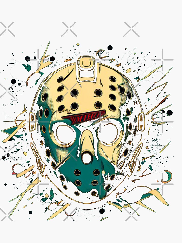 Jason Voorhees Sticker for Sale by King Moon