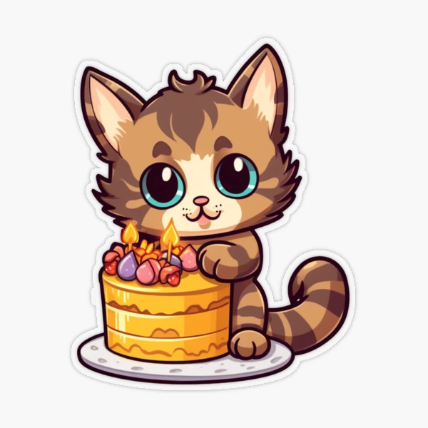 絵画。壁掛け原画【Cute cat cake】0 3 買い誠実 絵画。壁掛け原画【Cute cat cake】0 2 絵画 - 絵画