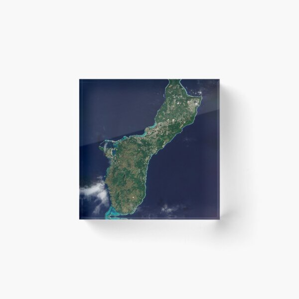 Item preview, Guam Satellite Photograph Map designed and sold by BravuraMedia.