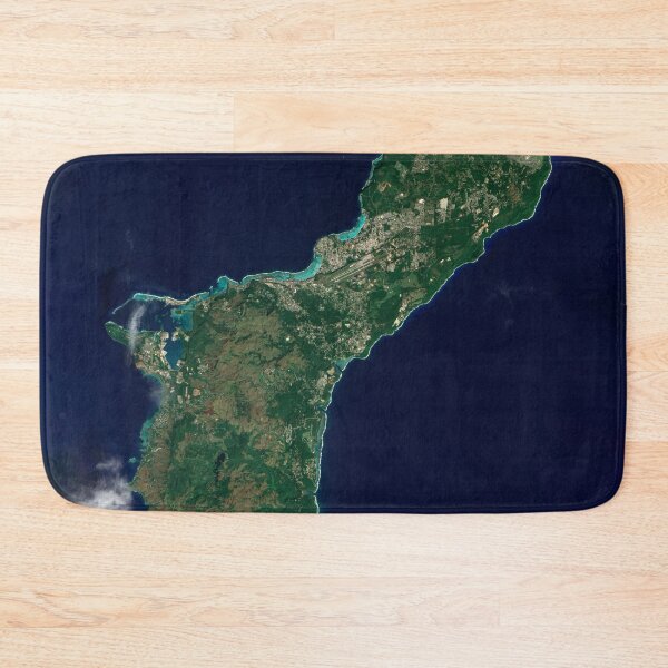 Item preview, Guam Satellite Photograph Map designed and sold by BravuraMedia.