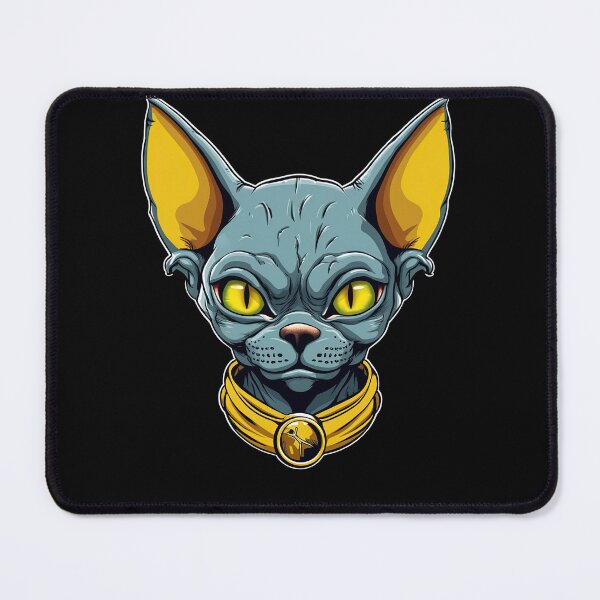 Item preview, Cartoon Sphynx Cat Face Sticker | Edgy Caricatures designed and sold by TortoPlusa.