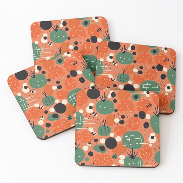 Item preview, Colorful Fresh Vegetables Tomatoes and Carrots Abstract Pattern designed and sold by Wonder Of Light.