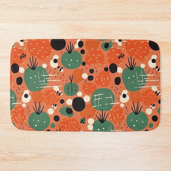 Item preview, Colorful Fresh Vegetables Tomatoes and Carrots Abstract Pattern designed and sold by Wonder Of Light.