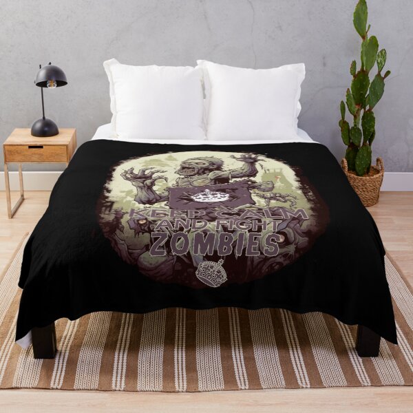 Item preview, "Keep Calm and Fight Zombies" designed and sold by ReapHavok.