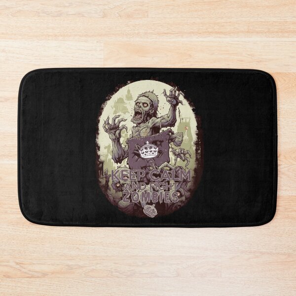 Item preview, "Keep Calm and Fight Zombies" designed and sold by ReapHavok.