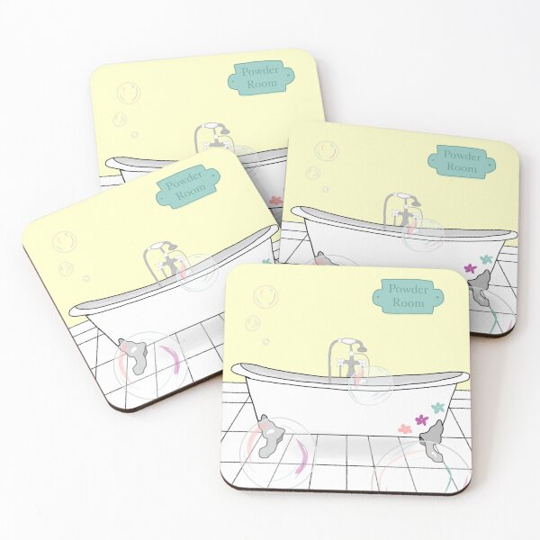 Item preview, Retro bathtub with bubbles designed and sold by TheSmileStudio.
