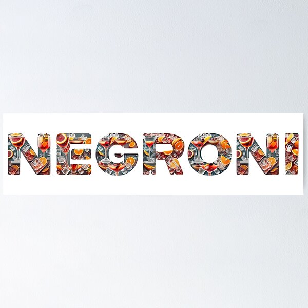Item preview, NEGRONI letters designed and sold by Stumpins.