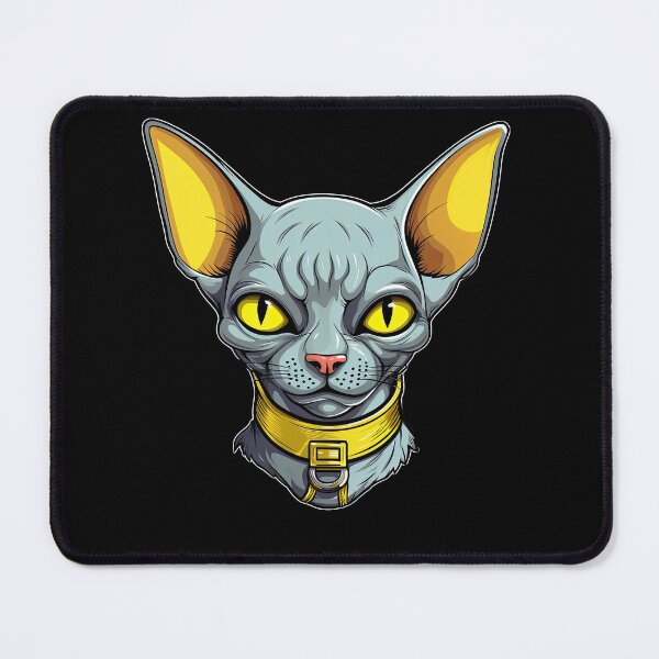 Item preview, Cartoon Sphynx Cat Face Sticker | Edgy Caricatures designed and sold by TortoPlusa.