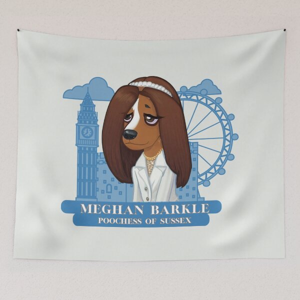 Item preview, Meghan Barkle Poochess of Sussex designed and sold by AlpacaSmokes.