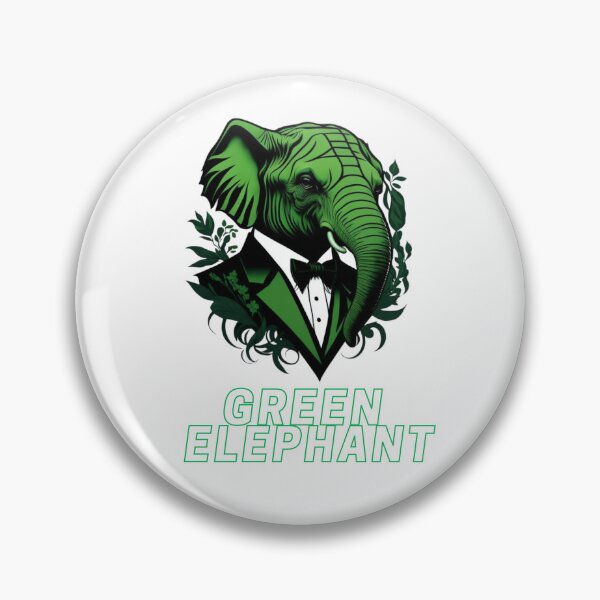 Item preview, Green Elephant designed and sold by FOUAD HAMIMI ⭐⭐⭐⭐⭐.