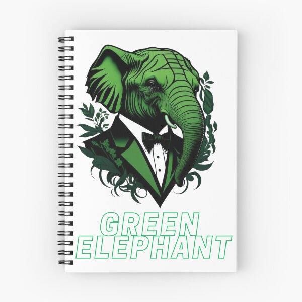 Item preview, Green Elephant designed and sold by FOUAD HAMIMI ⭐⭐⭐⭐⭐.