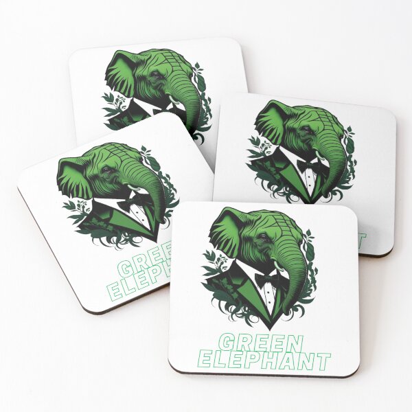Item preview, Green Elephant designed and sold by FOUAD HAMIMI ⭐⭐⭐⭐⭐.