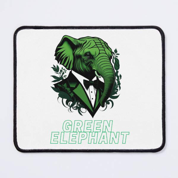 Item preview, Green Elephant designed and sold by FOUAD HAMIMI ⭐⭐⭐⭐⭐.